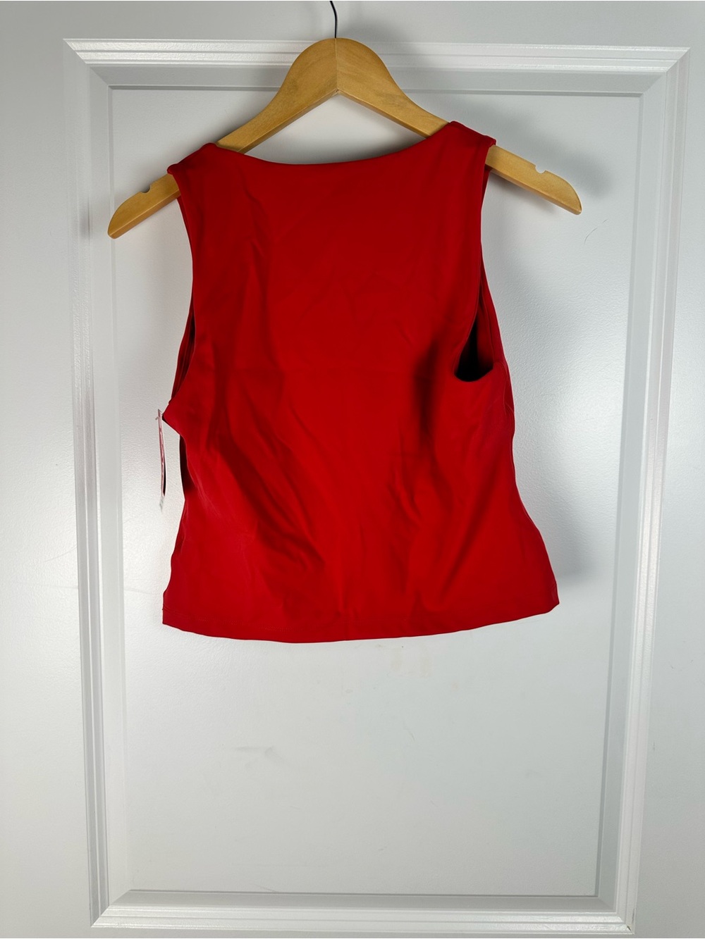 Spanx Womens Medium Red BoostUp Square Neck Shelf Tank Activewear Top NWT - Picture 4 of 7